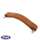 Tan Leather Look Strap Handle 